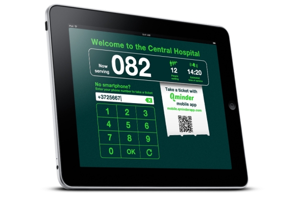 Queue management for SMEs: Qminder announces its tablet solution
