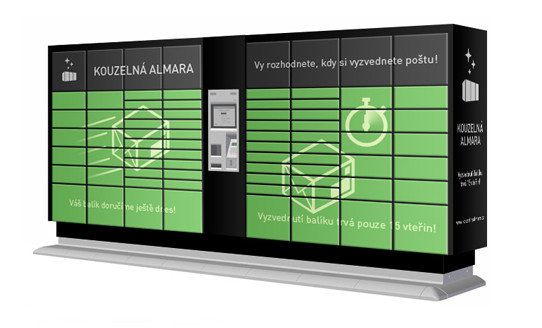Postal kiosks in Czech Republic: local Kouzelna Almara against Polish InPost