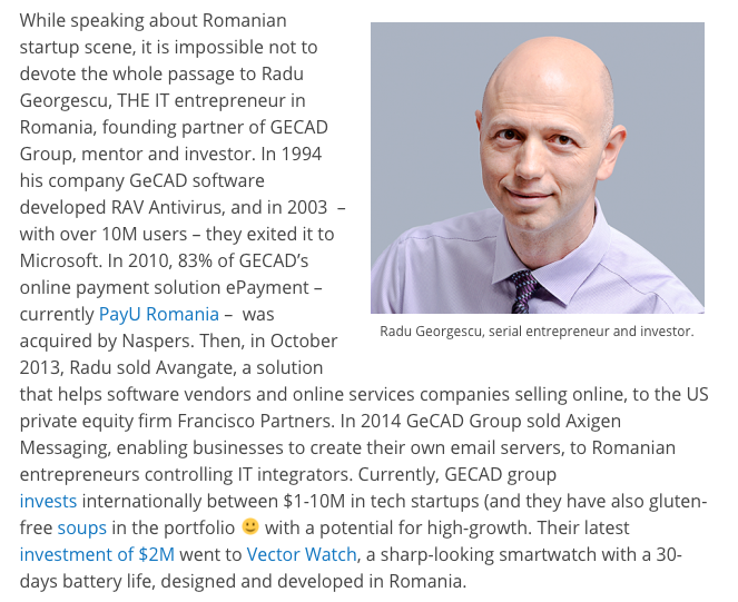 Radu Georgescu is one of the most successful tech entrepreneurs in Romania and South East Europe
